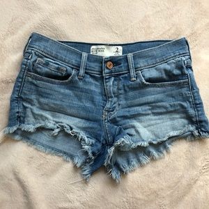 A&F denim shorts